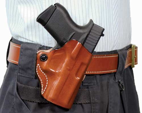 DESANTIS MINI SCAB 1911 GOVT RH TAN