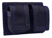HKS DOUBLE POUCH BLACK CORDURA