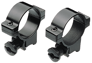BURRIS MED 1" .22 RINGS BLK