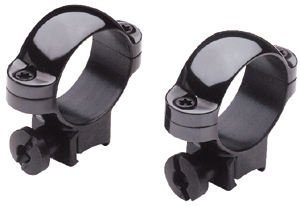 BURRIS MED 1" .22 RINGS DLX STEEL BK