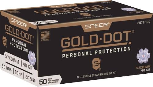 SPR GOLD DOT 5.7X28MM 40GR HP 50/500