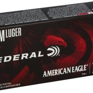 FED AM EAGLE 9MM 124GR FMJ 50/1000
