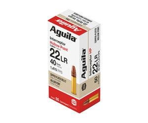 AGUILA 22LR INTERCPT 40GR HP 50/1000