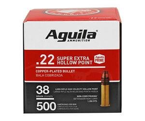 AGUILA 22LR HV HP 38 GR 500 PACK
