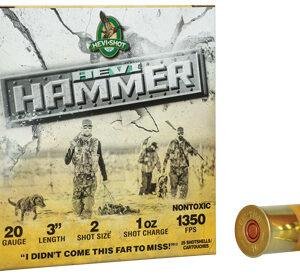 HEVI HAMMER 20GA 3" #3 25/250