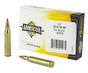 ARMSCOR 223REM 55GR VMAX 20/1000