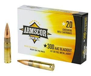 ARMSCOR 300BLK 147GR FMJ 20/200