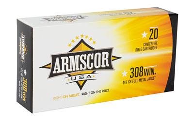 ARMSCOR 308WIN 147GR FMJ 20/200