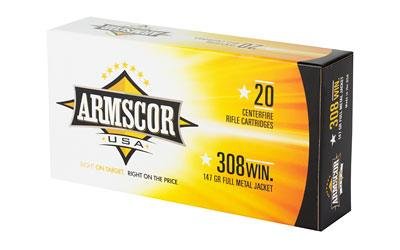 ARMSCOR 308WIN 147GR FMJ 20/200