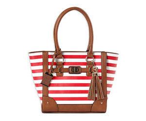 BULLDOG TOTE PURSE CHERRY