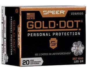 SPR GOLD DOT 357MAG 125GR HP 20/200