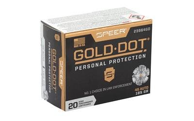 SPR GOLD DOT 45ACP 185GR HP 20/200