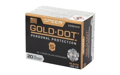 SPR GOLD DOT 45ACP 185GR HP 20/200