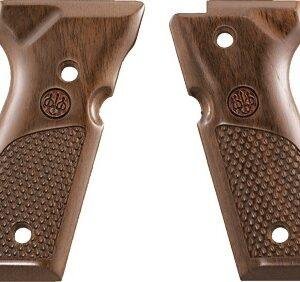 BERETTA GRIPS 92 96 WOOD OVAL CHKRNG