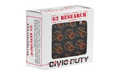 G2R CIVIC DUTY 40S&W 122GR 20/500