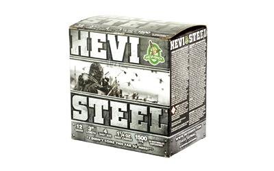 HEVI STEEL 12GA 3" #4 25/250