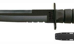 KBAR FIGHTING KNF 7" TANTO BLK SER