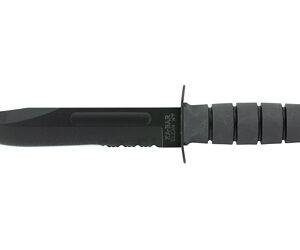 KBAR FIGHTING KNF 7" W/SHTH BLK SER