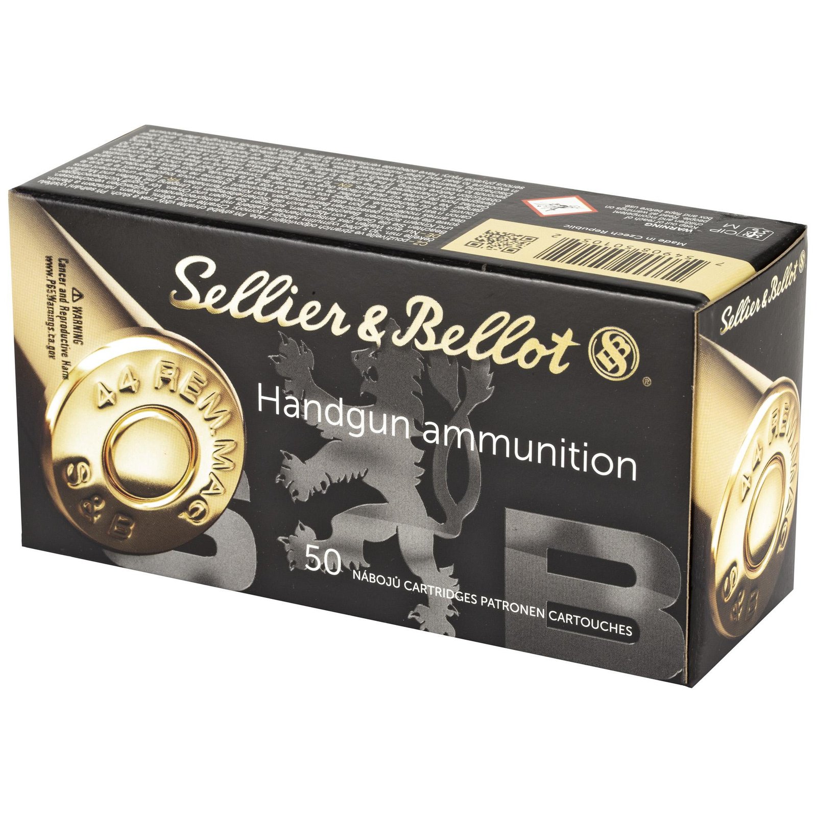 S&B 44REM MAG 240GR SJHP 50/600