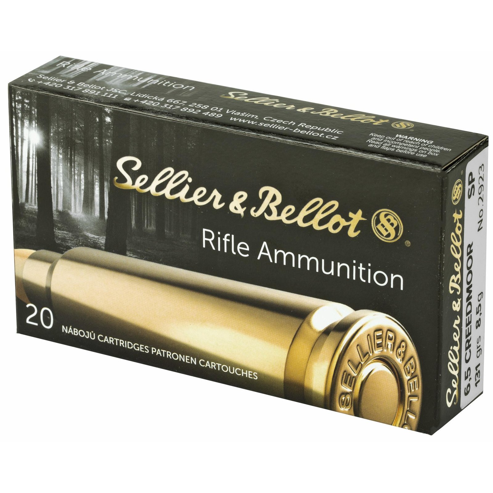 S&B 6.5CREED 131GR SP 20/500