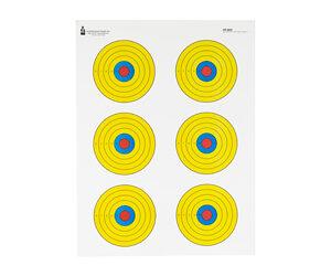 ACTION TGT BRIGHT 6 BULLSEYE 100PK