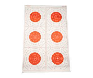 ACTION TGT BLSEYE MILI RED 100PK