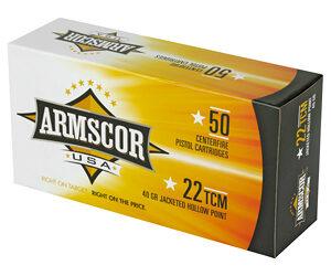 ARMSCOR 22TCM 40GR JHP 50/1000