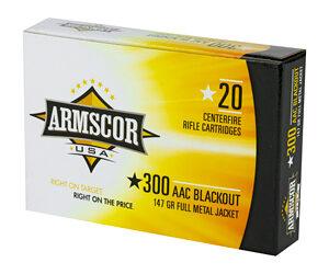 ARMSCOR 300BLK 147GR FMJ 20/200