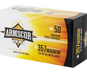 ARMSCOR 357MAG 158GR FMJ 50/1000