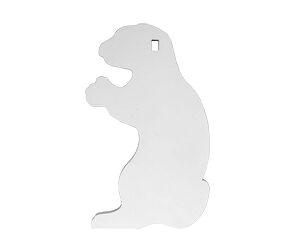 B/C AR500 3/8" SILHOUETTE GOPHER WHT