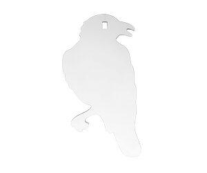 B/C AR500 3/8" SILHOUETTE CROW WHT