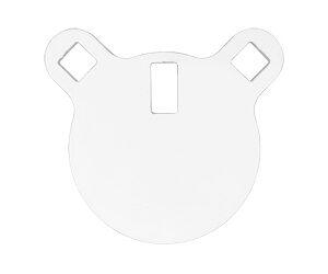 B/C 4" 3/8" STEEL TRGT ROUND PLATE