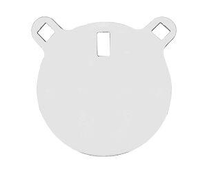 B/C 6" 3/8" STEEL TRGT ROUND PLATE
