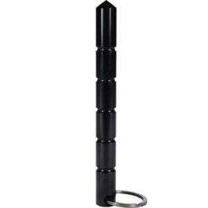 Aircraft Grade Aluminum Keychain Kubotan Black