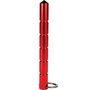 Aircraft Grade Aluminum Keychain Kubotan Red