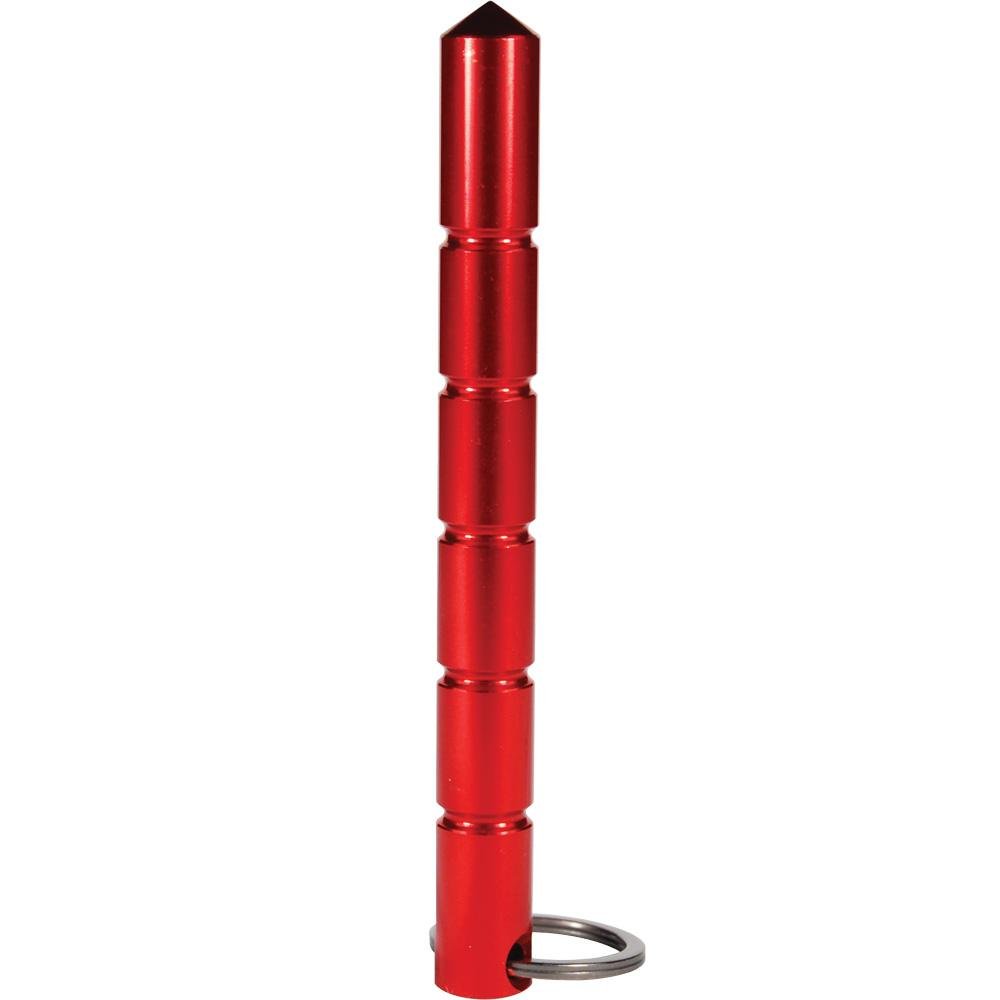 Aircraft Grade Aluminum Keychain Kubotan Red