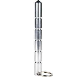 Aircraft Grade Aluminum Keychain Kubotan Silver