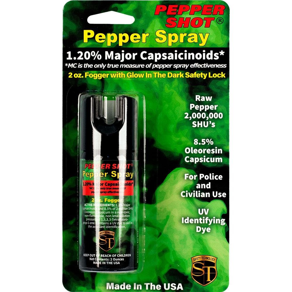 Pepper Shot 1.2% MC 2 oz pepper spray fogger