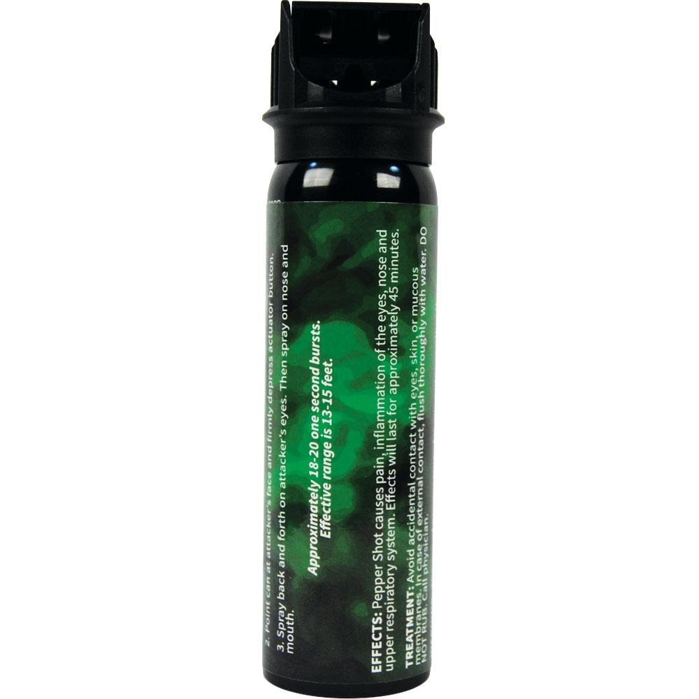 Pepper Shot 1.2% MC 4 oz pepper spray stream flip top