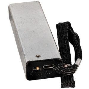 Slider 40 million volt stun gun flashlight 4.9 milliamps Silver