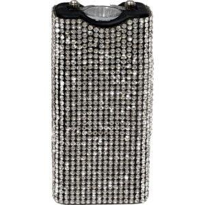 Rhinestun Keychain Stun Gun Silver