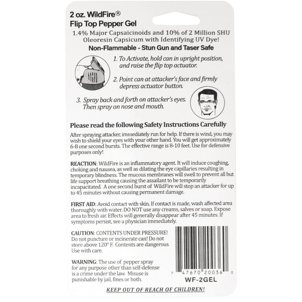 Wildfire 1.4% MC 2 oz sticky pepper gel