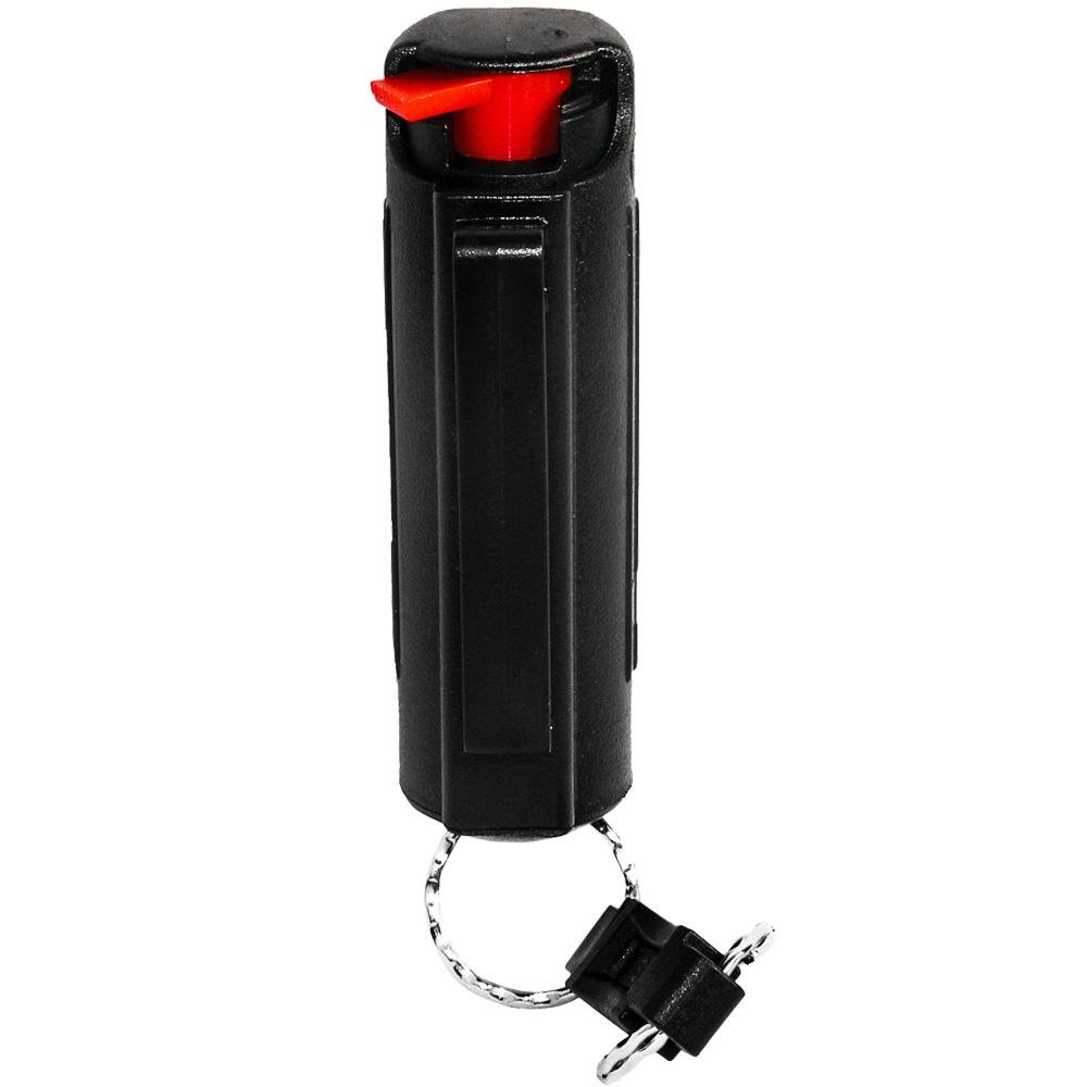Wildfire 1.4% MC 1/2 oz pepper spray hard case with quick release keychain black